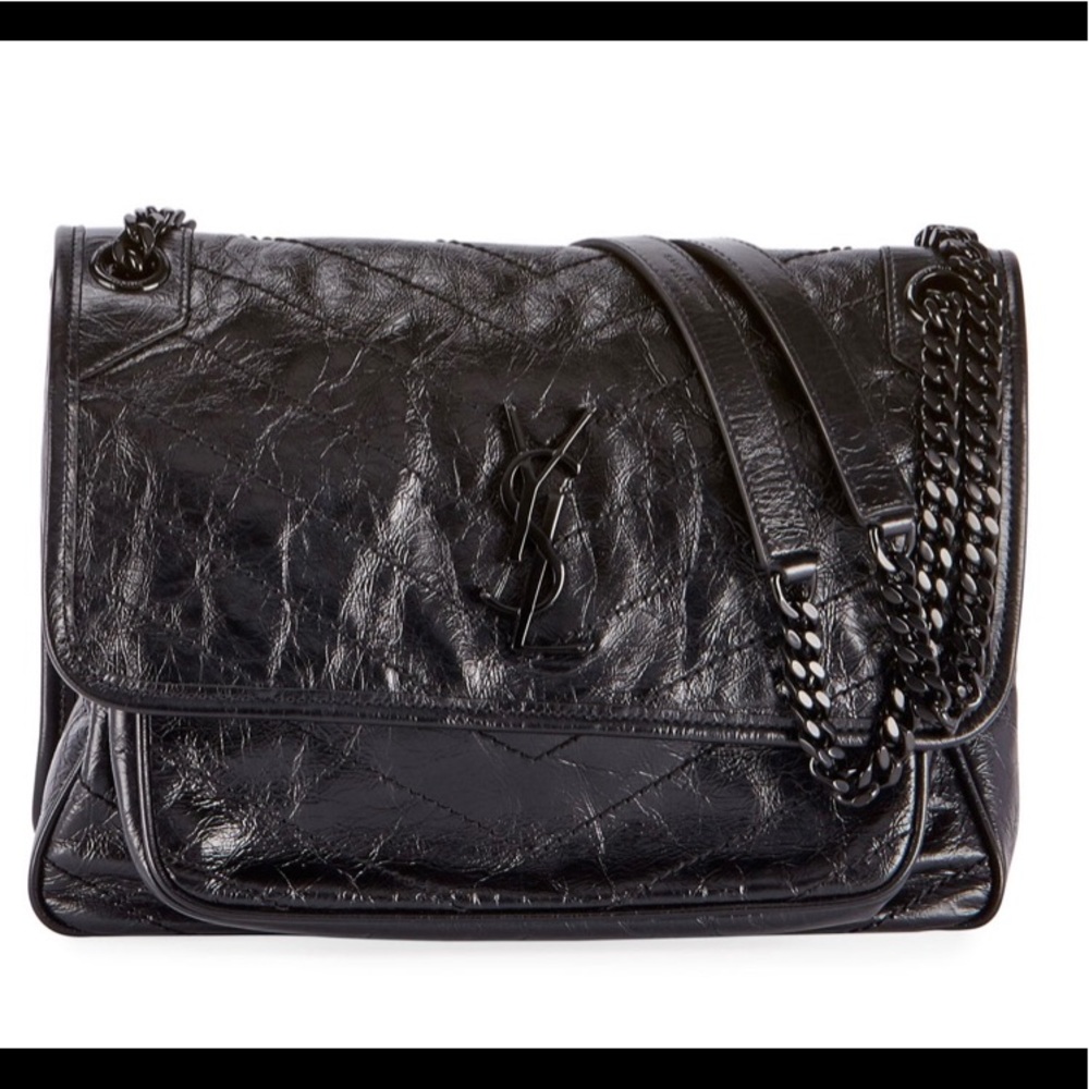 Authentic Saint Laurent black Niki crossbody bag